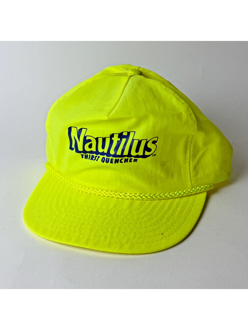 Vintage Nautilus Thirst Quencher Neon Strapback Hat Cap